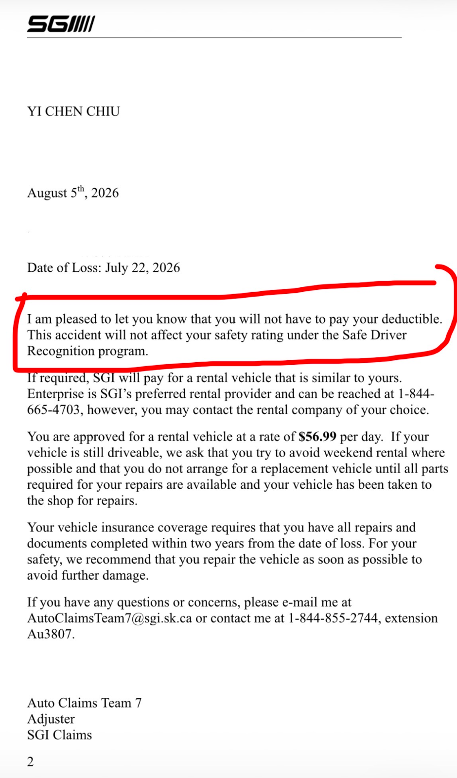 Car accident SOP(Hit and run)